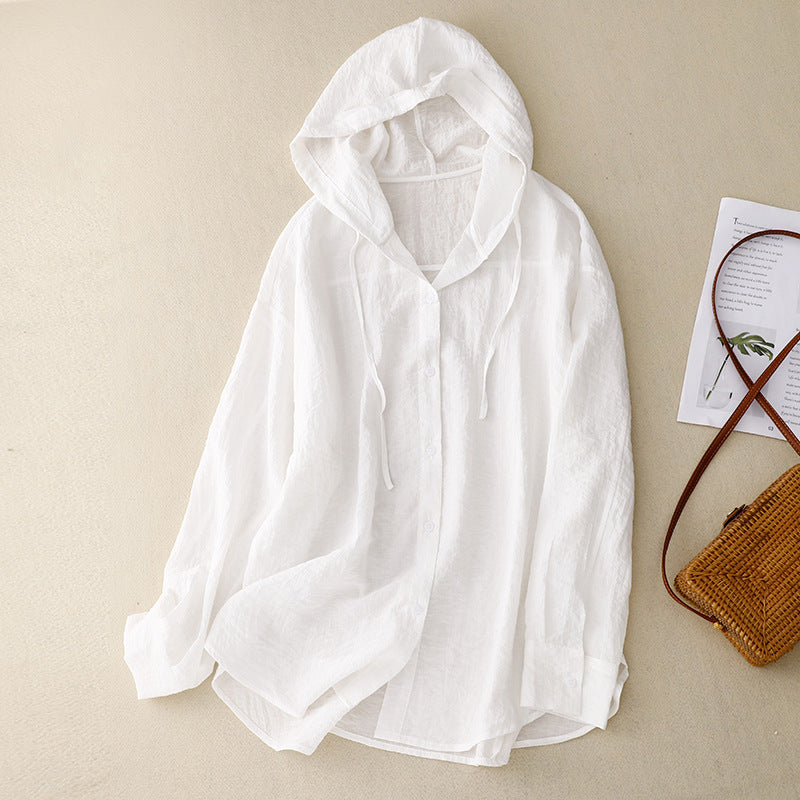 Orion Femme Linen Hoodie