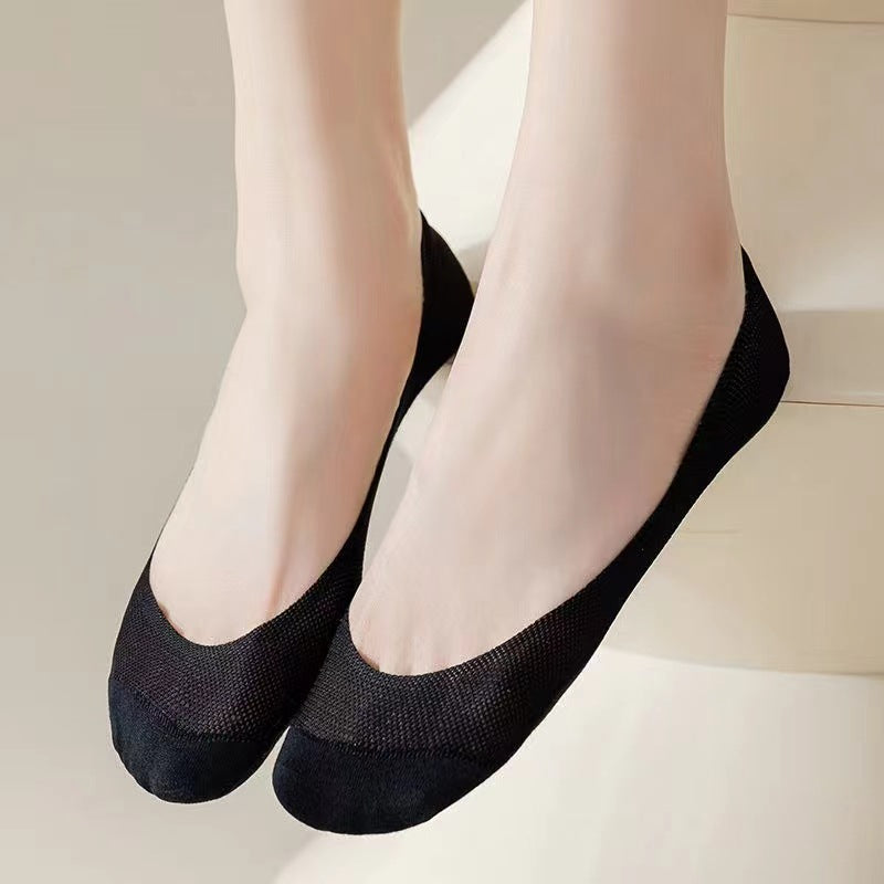 Ladies' Invisible Breathable Anti-Slip Socks