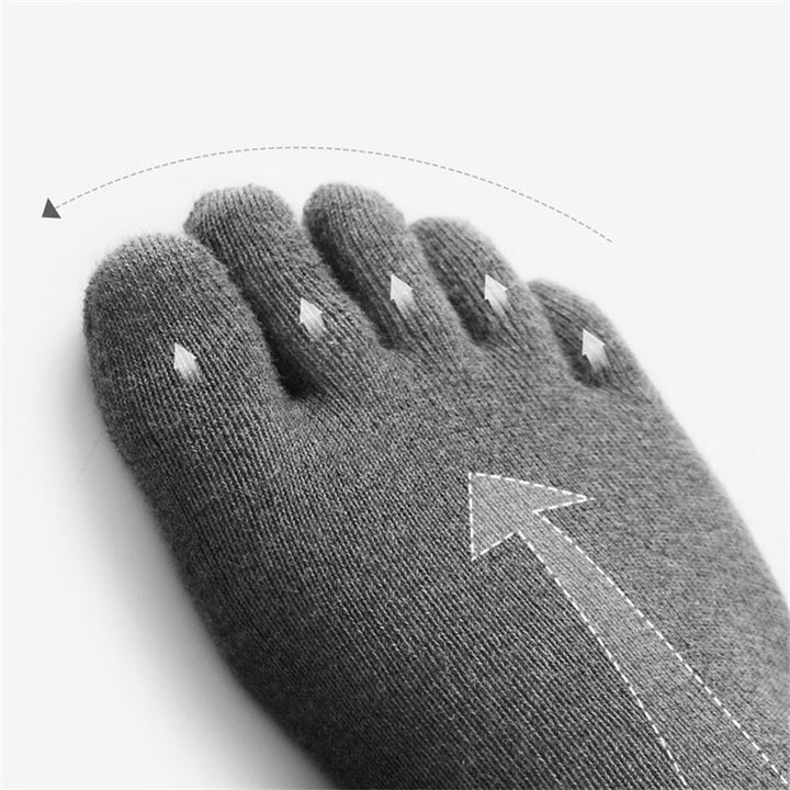 Breathable Cotton Toe Socks