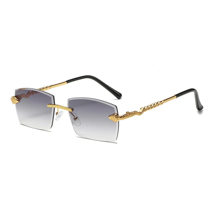 Magnus Sterling Rimless Sunglasses