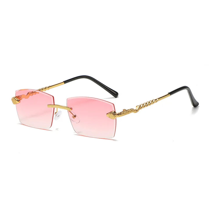 Magnus Sterling Rimless Sunglasses