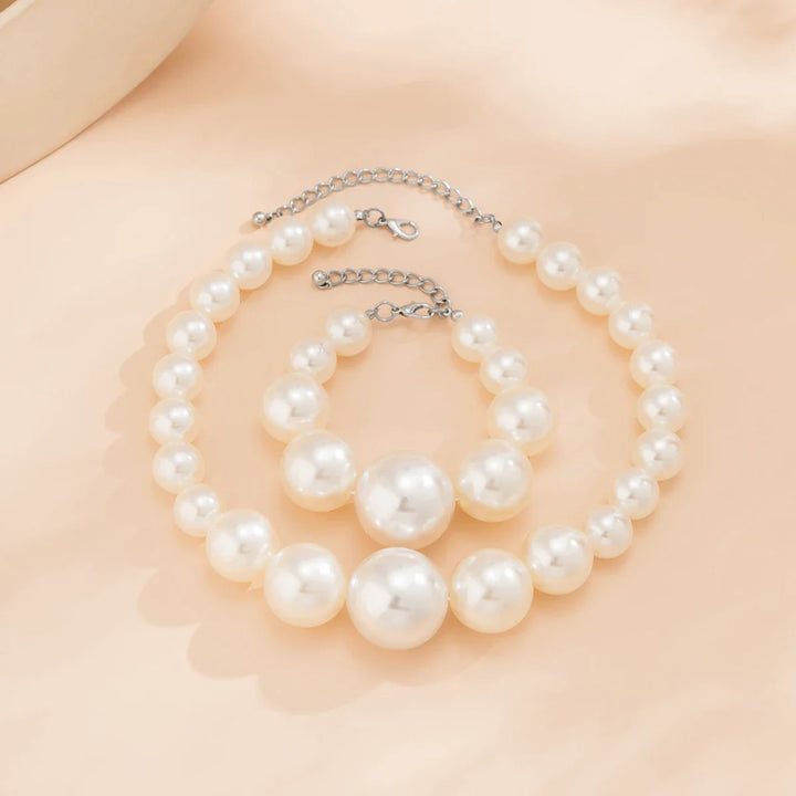 Pearl Bead Jewelry Set