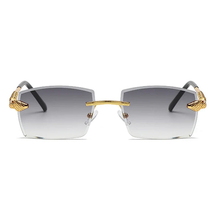 Magnus Sterling Rimless Sunglasses