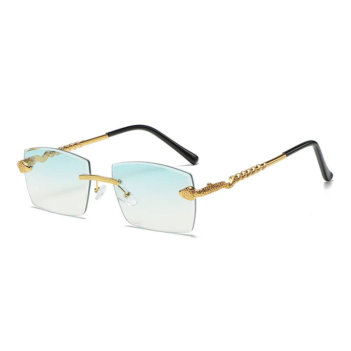 Magnus Sterling Rimless Sunglasses