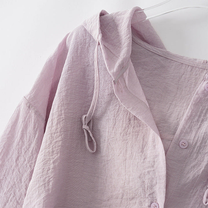 Orion Femme Linen Hoodie