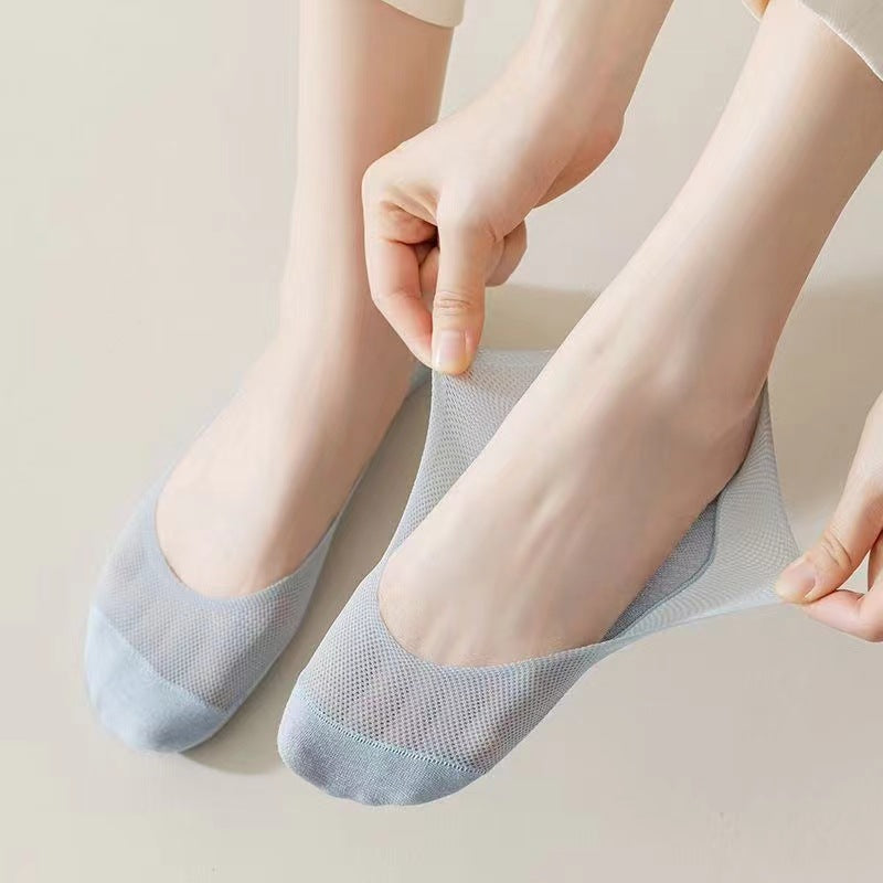 Ladies' Invisible Breathable Anti-Slip Socks